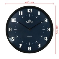 Nástenné hodiny MPM, 4206 retro modrá